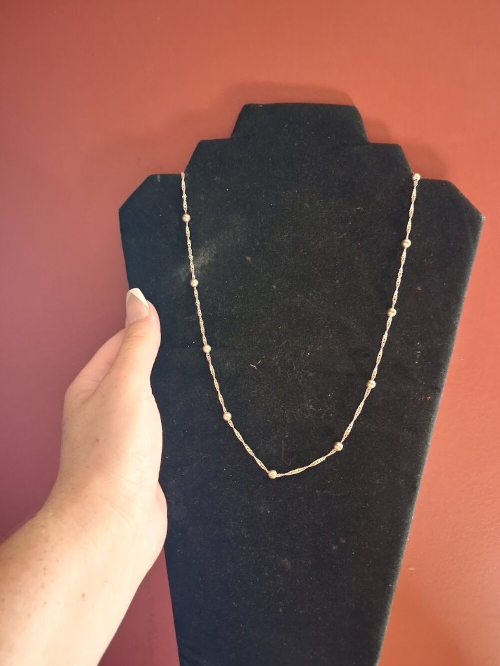 20 inch Sterling silver necklace